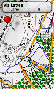SnowRanger op Garmin Oregon